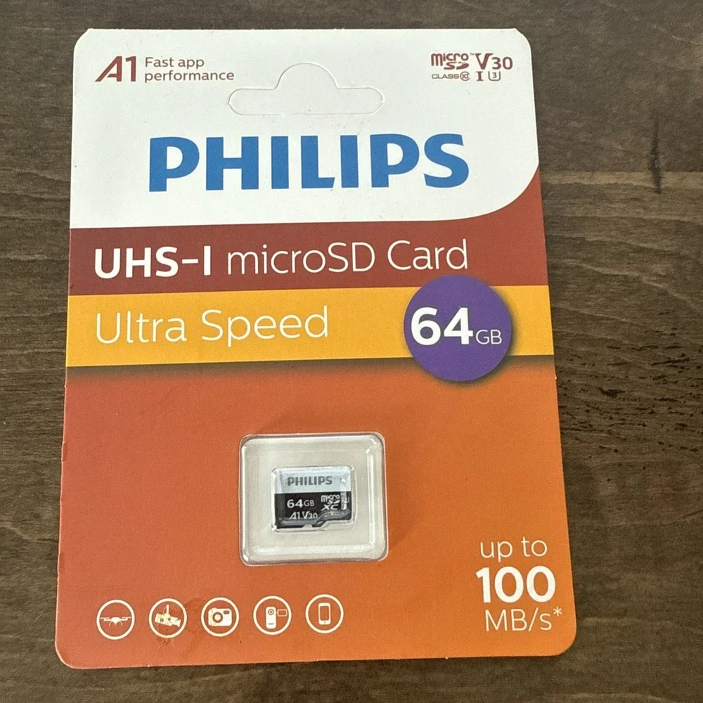 PHILIPS UHS-I MicroSD Card Ultra Speed 64GB FM32TF064B/93
